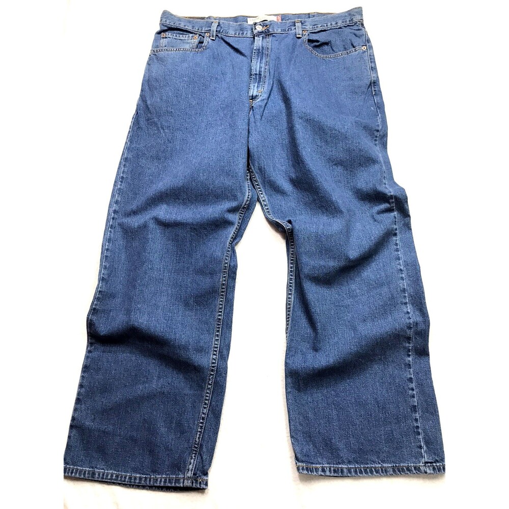 NWT LEVIS 569 Jean Men 40X30 Loose Straight 2008 NOS Medium Wash Wide Leg